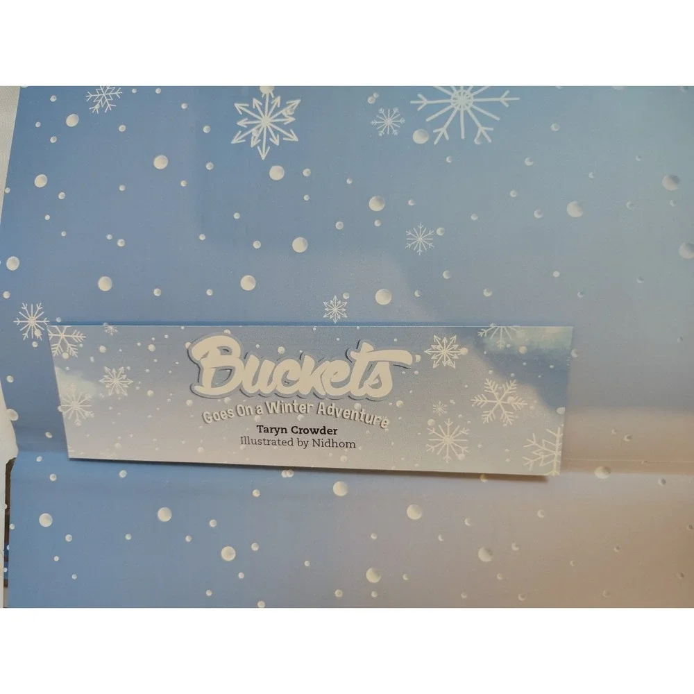 Signed - Buckets Goes on a Winter Adventure by Taryn Crowder - NEW - Autographed